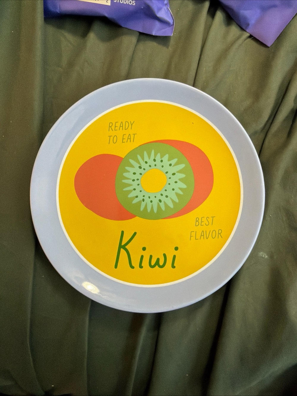 Kiwi Plate Harry Styles Inspired Aesthetic Decor Dish